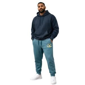 Champion Joggers Sweatpants Men’s XL Weave Aqua Blue Camo